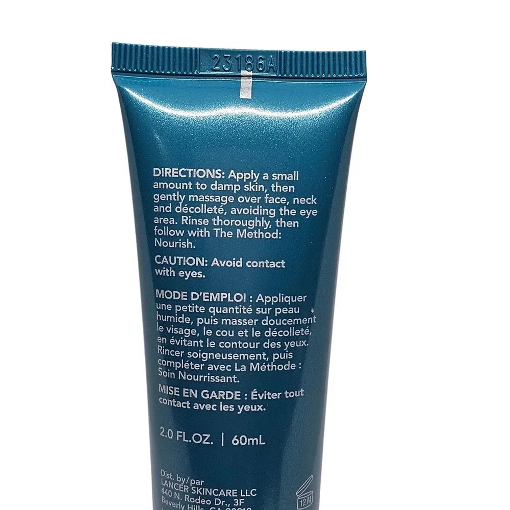 Lancer The Method CLEANSE Normal Combination Skin Cleanser 2 oz. 57 g. New Seal